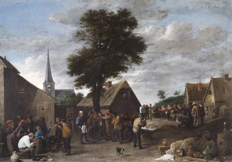 Fest des flämischen Dorfs - David Teniers der Jüngere