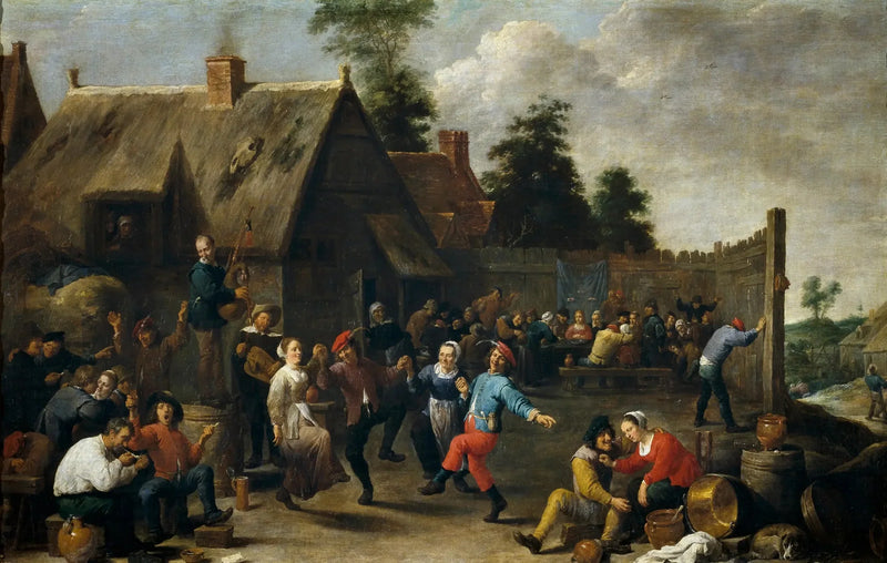 Dorffest und Festmahl - David Teniers der Jüngere