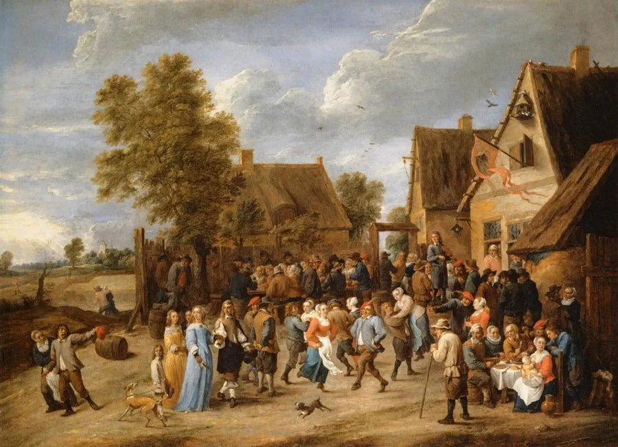 Dorffest mit aristokratischem Paar - David Teniers der Jüngere