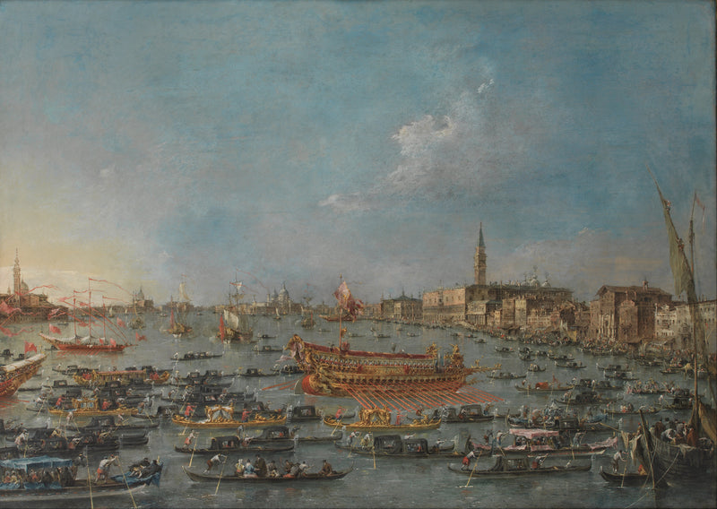Bucintoro-Feste in Venedig - Francesco Guardi