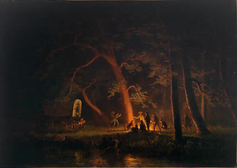 Lagerfeuer - Albert Bierstadt