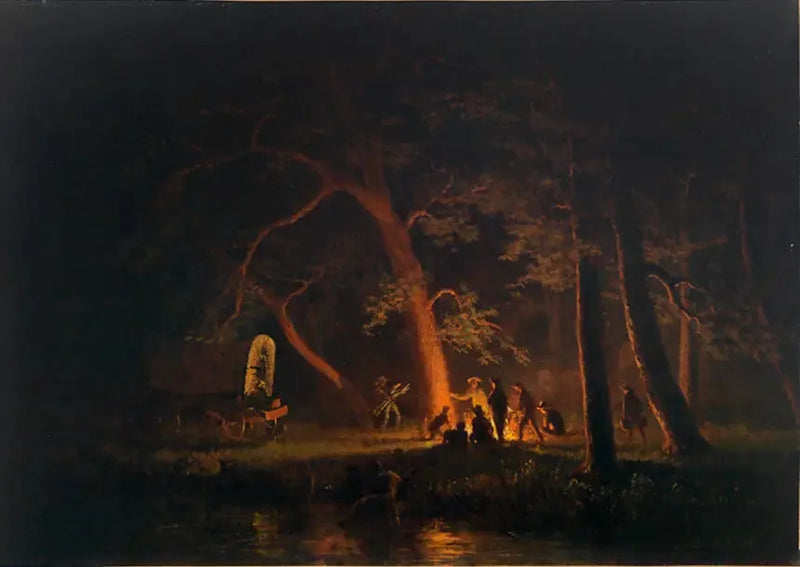 Lagerfeuer - Albert Bierstadt