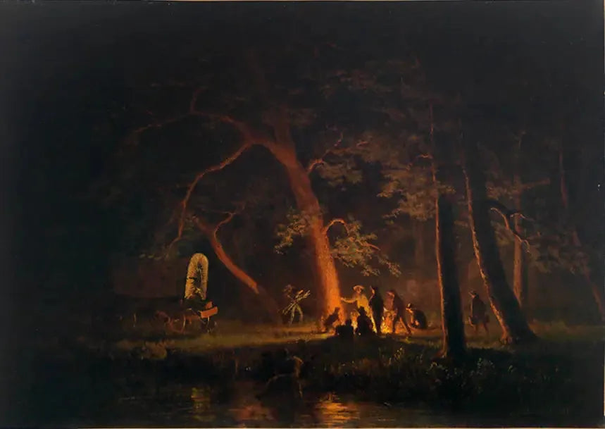 Lagerfeuer - Albert Bierstadt