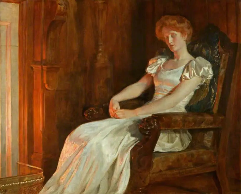 Reproduction du tableau « Feu de feu - John Collier » par Alpha Reproduction en peinture à l’huile