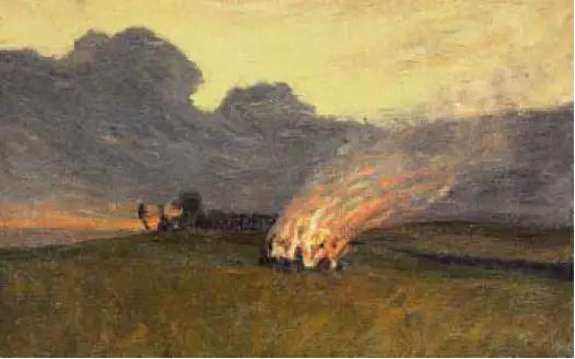 Freudenfeuer - Paul Gauguin