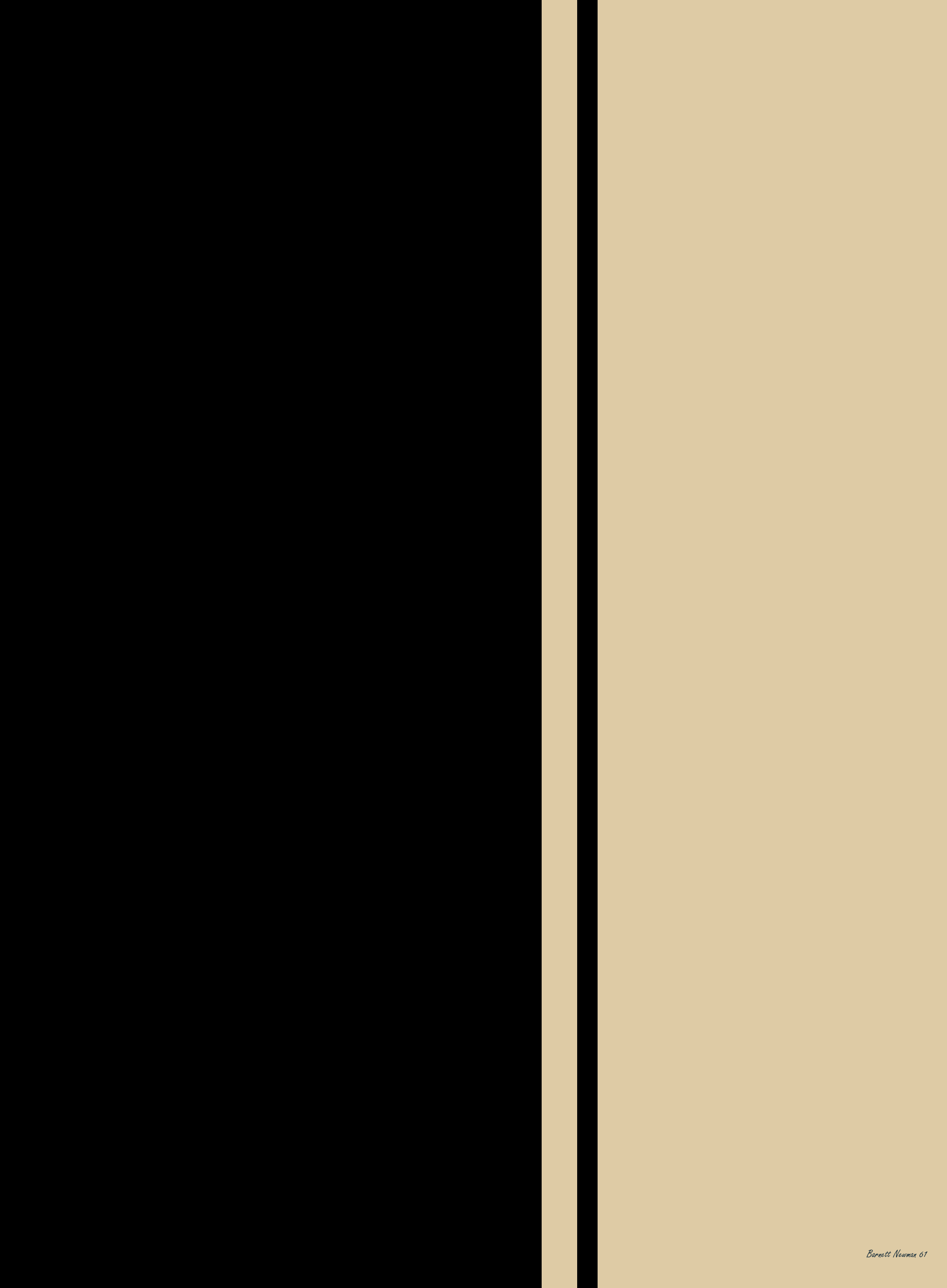 Feu Noir I - Barnett Newman image 1 tableau peint à l’huile sur toile