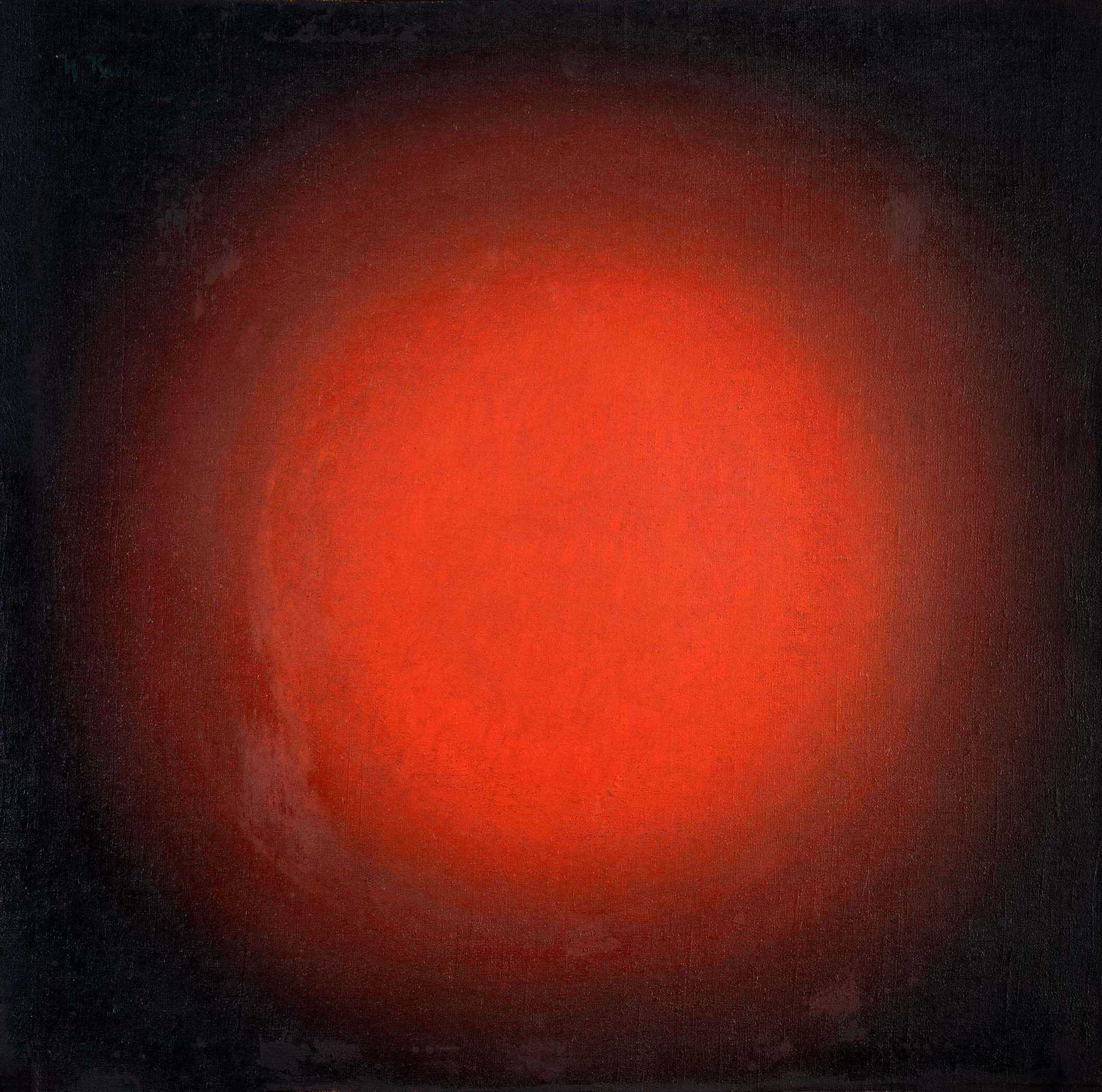 Feu rouge. Construction sphérique - Ivan Kliun image 1 copie peinte à la main à l’huile