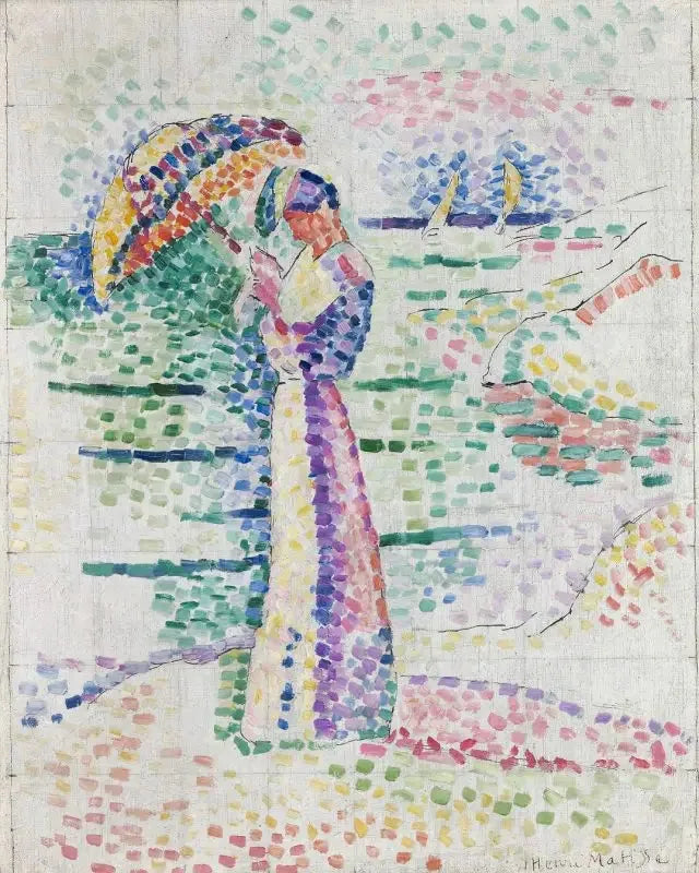 Figur mit Sonnenschirm - Henri Matisse