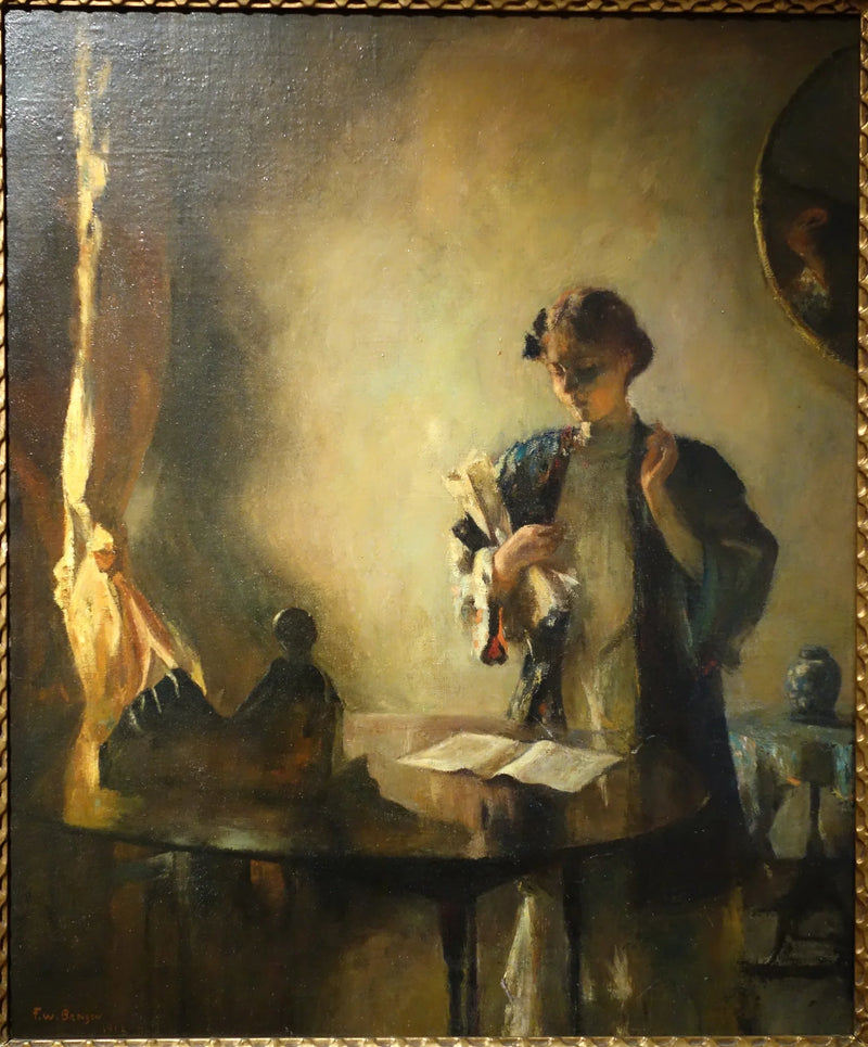 Bild in einem Raum - Frank Weston Benson