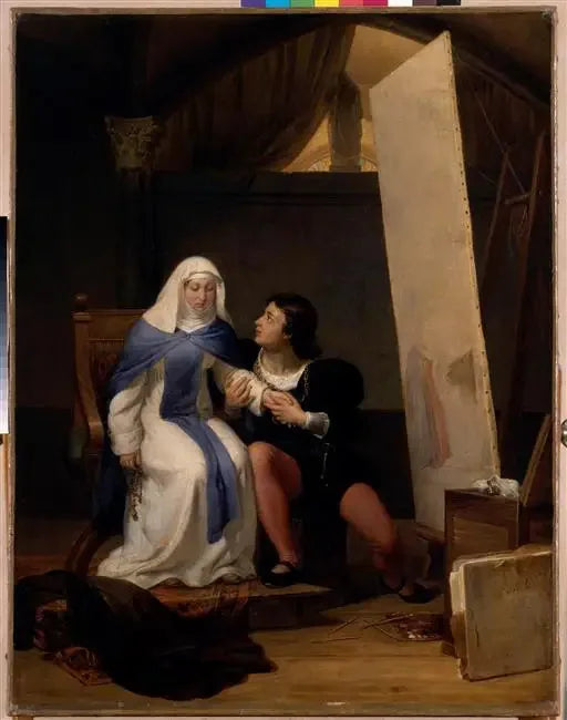 Filippo Lippi und Lucrezia Buti - Paul Delaroche
