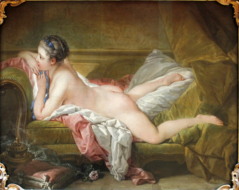 Liegendes Mädchen - François Boucher