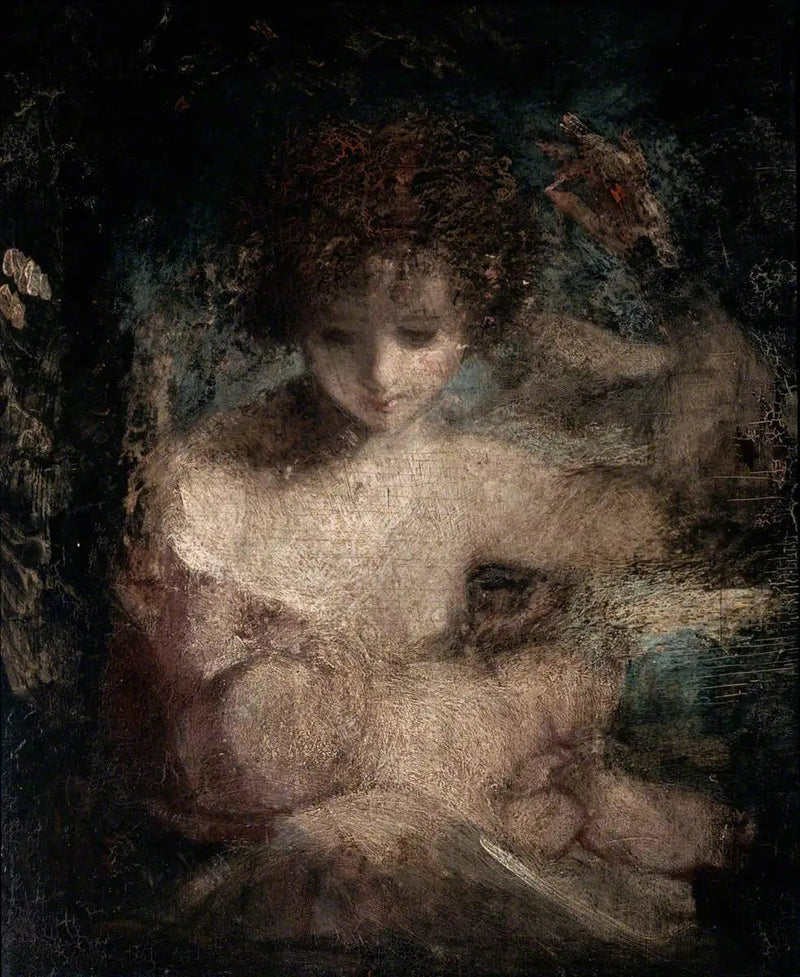 Mädchen mit einem Baby - Joshua Reynolds