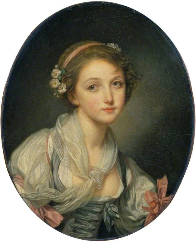 Mädchen mit einem Tuch aus Gaze - Jean-Baptiste Greuze