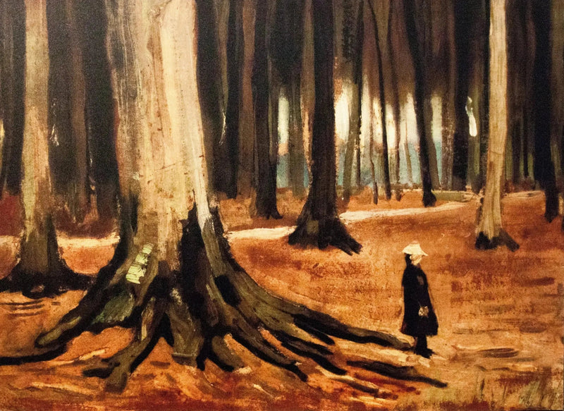 Mädchen im Wald - Vincent van Gogh