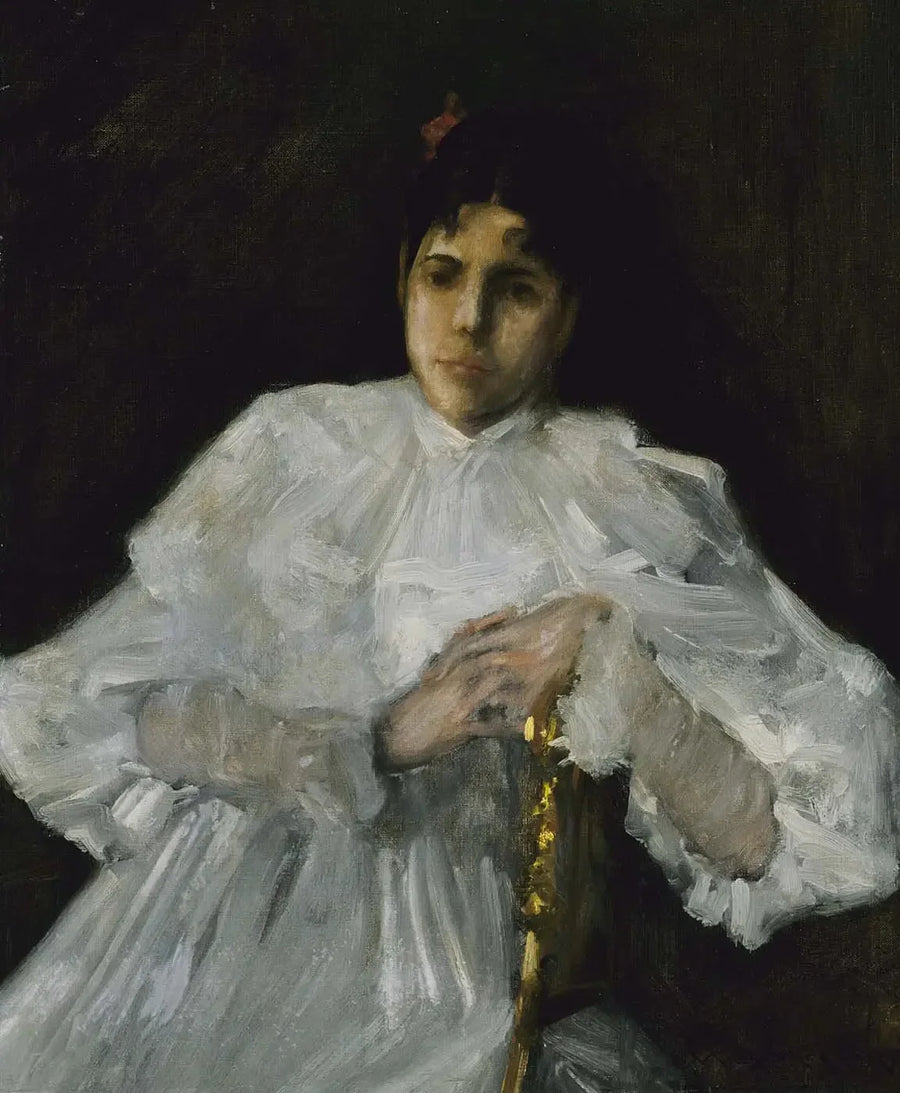 Mädchen in Weiß - William Merritt Chase