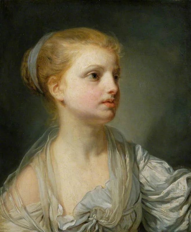 Mädchen im weißen Kleid - Jean-Baptiste Greuze