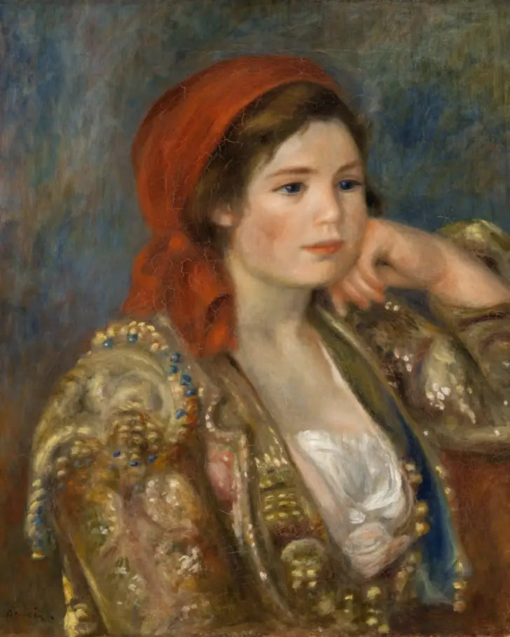 Mädchen in spanischer Jacke - Pierre-Auguste Renoir