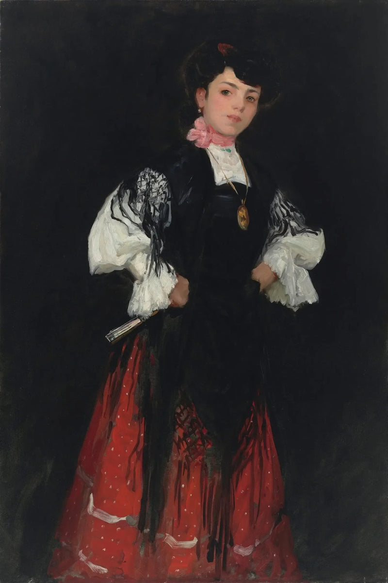 Spanisches Mädchen aus Madrid (Una Chula) - Robert Henri