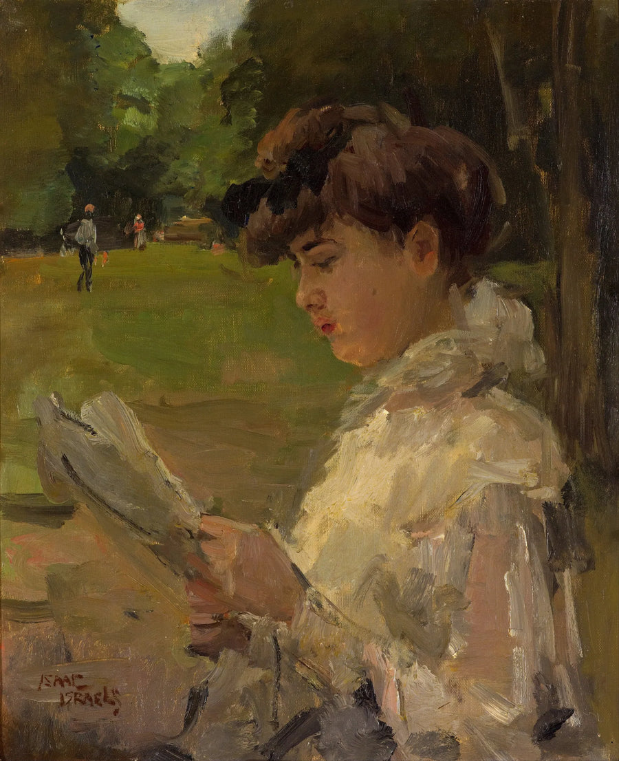 Mädchen liest – Isaac Israel