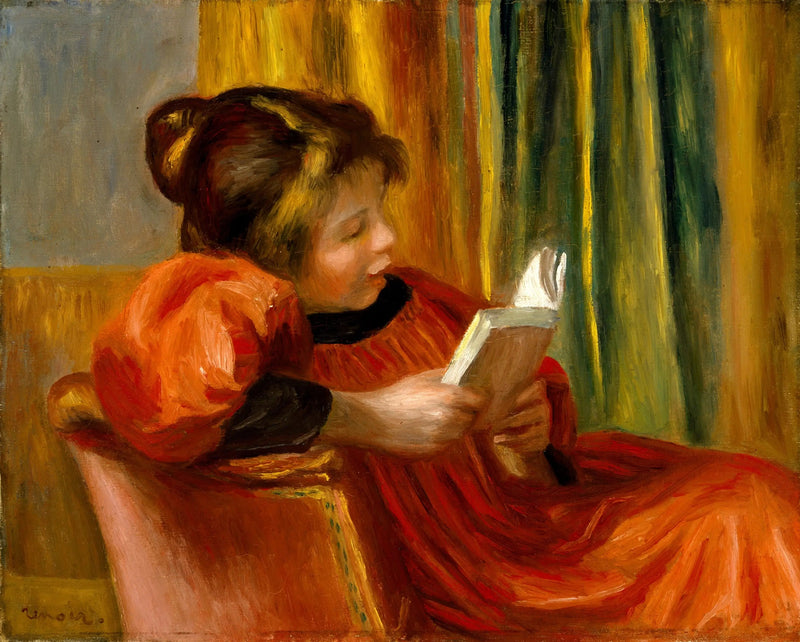 Mädchen beim Lesen - Pierre-Auguste Renoir