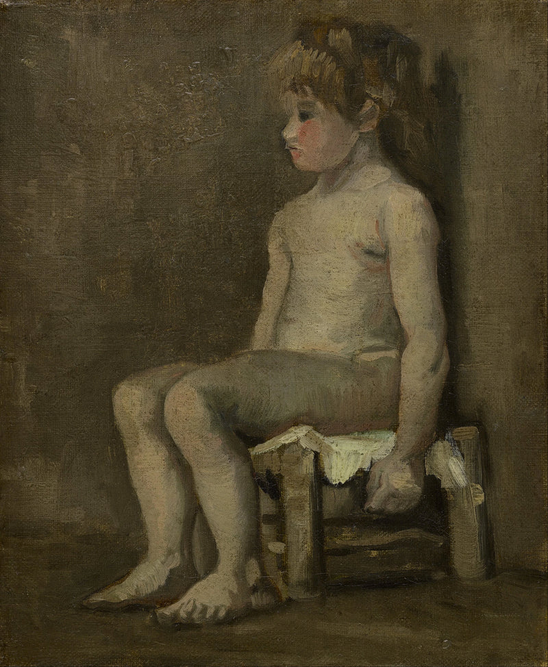 Nacktes Mädchen, sitzend - Vincent van Gogh