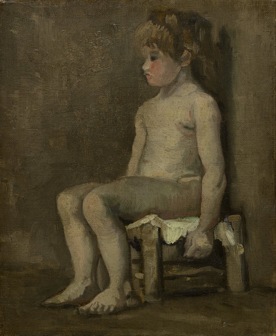 Nacktes Mädchen, sitzend - Vincent van Gogh