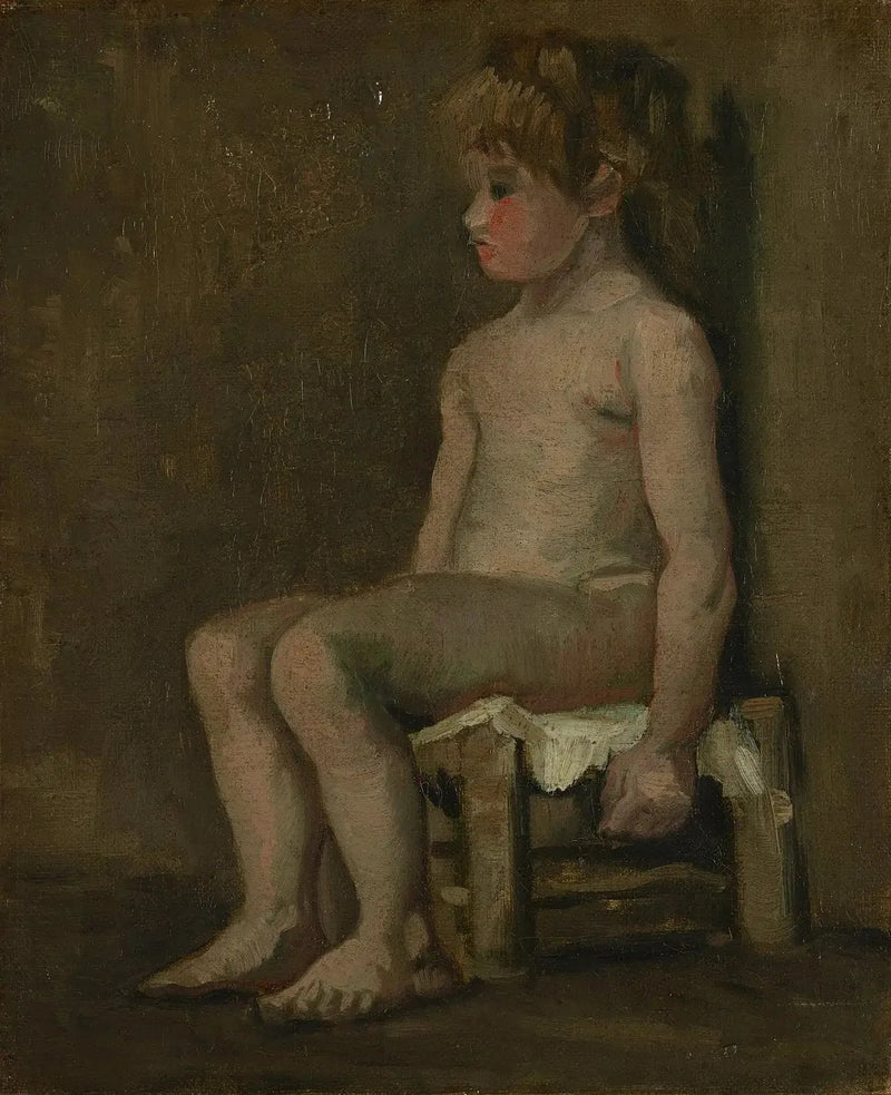 Nacktes Mädchen, sitzend - Vincent van Gogh