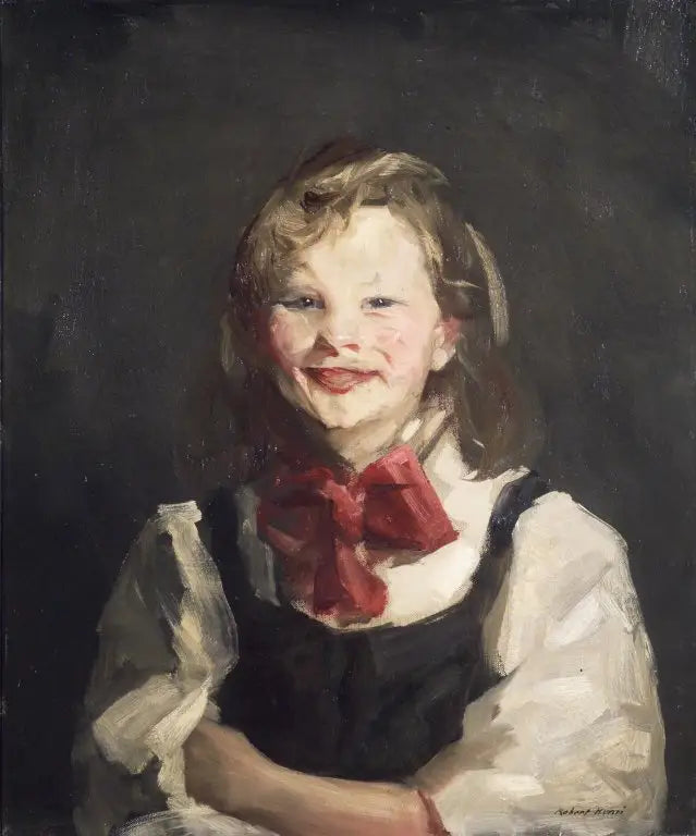 Mädchen, das lacht - Robert Henri