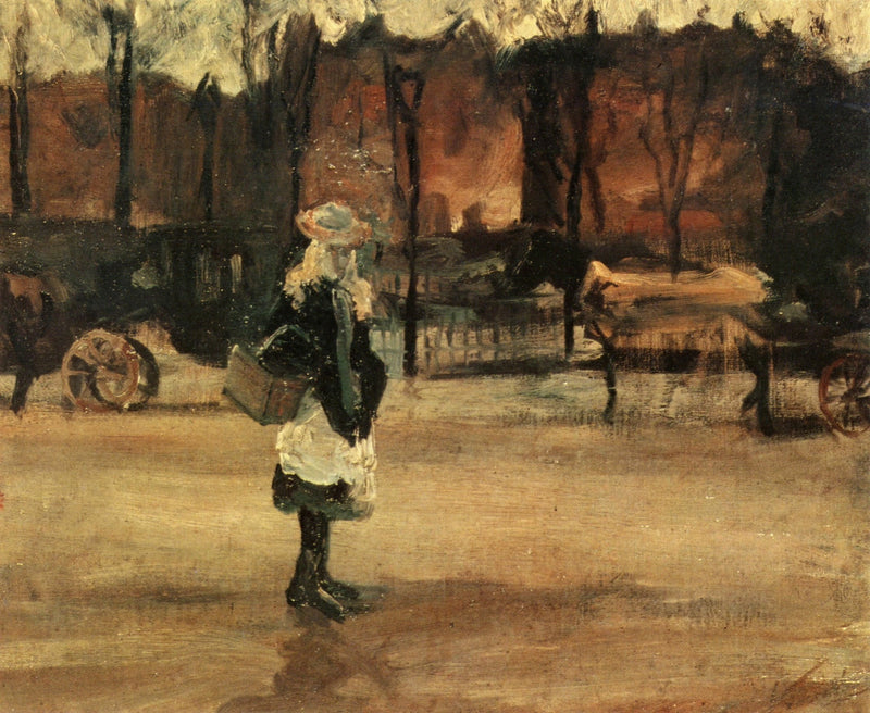 Mädchen auf der Straße - Vincent van Gogh