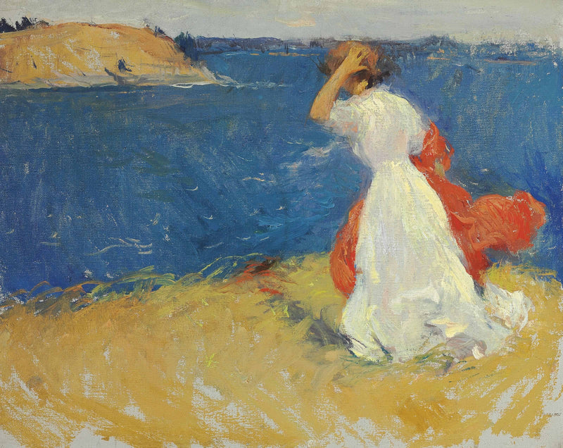 Mädchen auf der Landzunge - Frank Weston Benson
