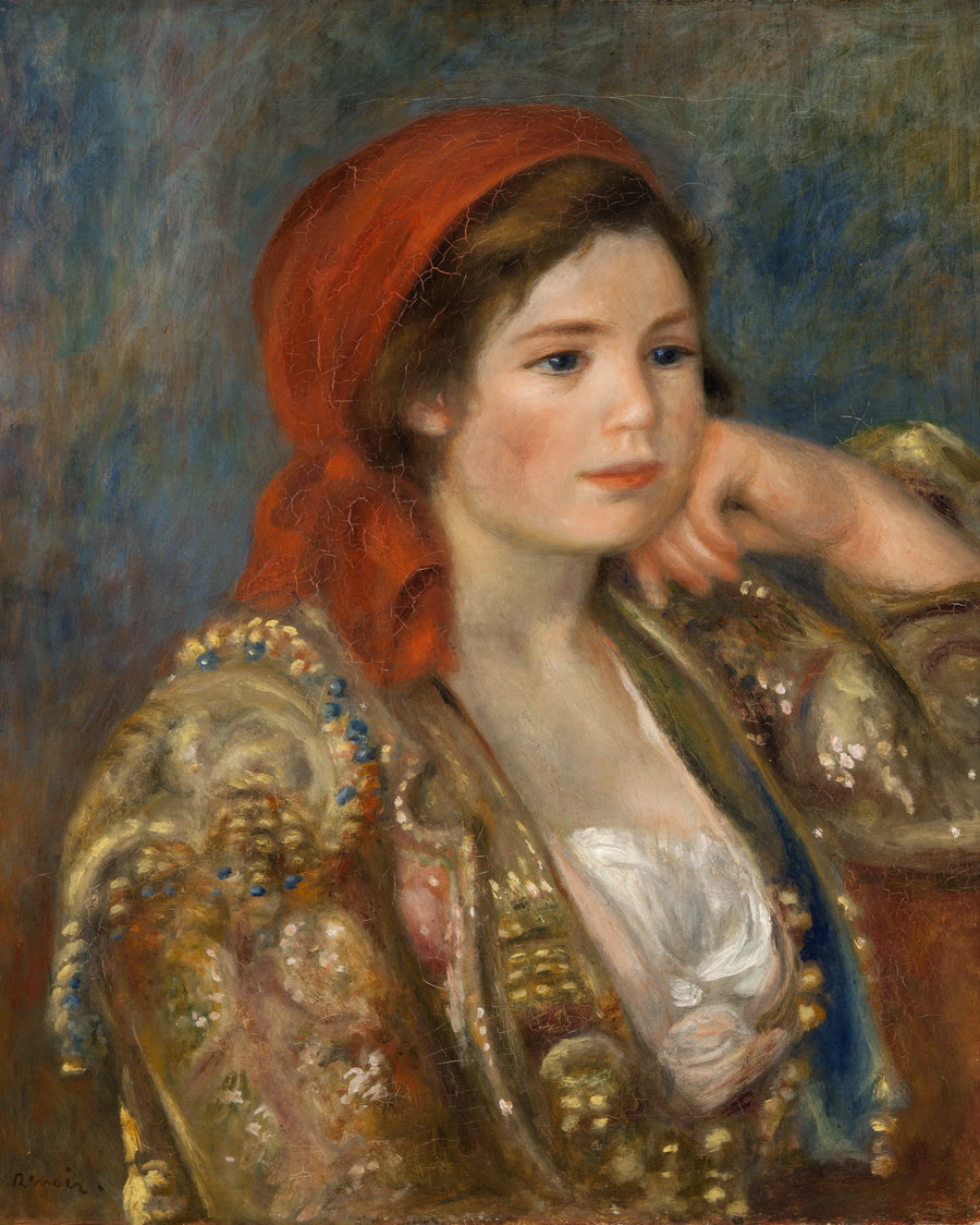 Mädchen in spanischer Jacke - Pierre-Auguste Renoir