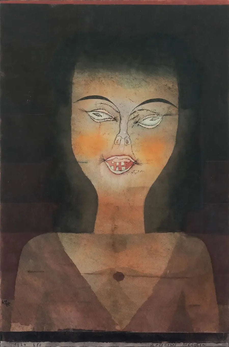 Besessene Mädchen - Paul Klee