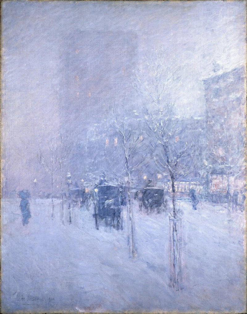 Ende des Nachmittags, New York, Winter - Childe Hassam
