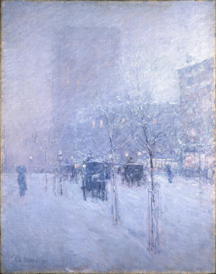 Ende des Nachmittags, New York, Winter - Childe Hassam