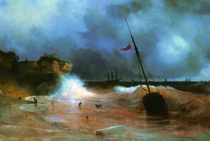 Ende des Sturms - Ivan Aïvazovski