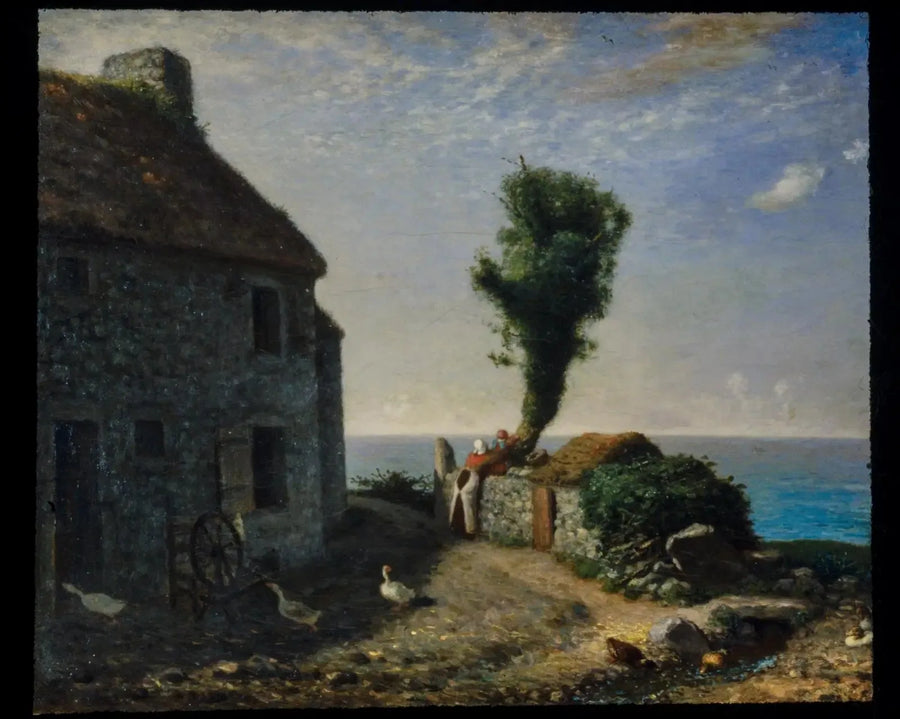 Ende des Weilers von Gruchy - Jean-François Millet