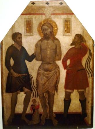 Flagellation Christi mit einem Spender. - Francescuccio Ghissi