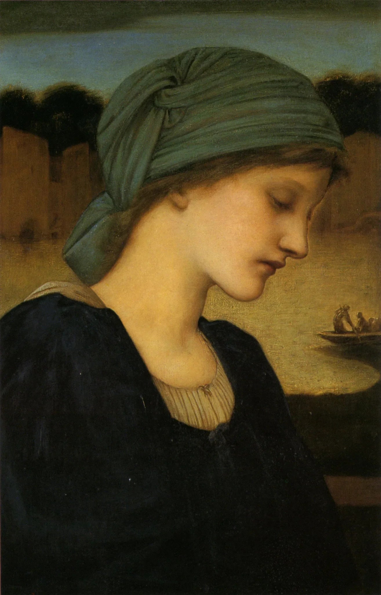 Flamme Vestalis - Edward Burne-Jones image 1 tableau peint à l’huile sur toile