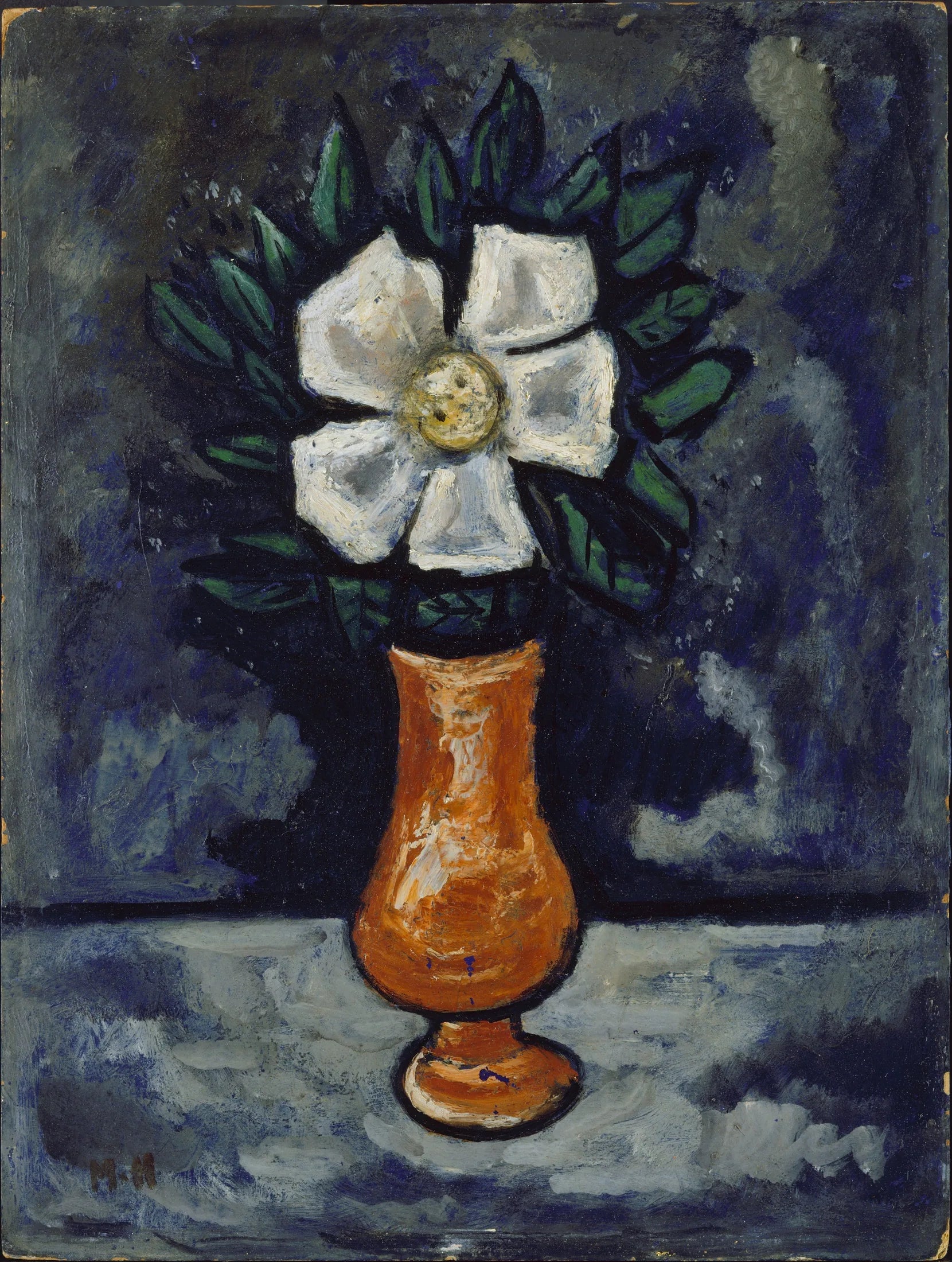 Fleur blanche - Marsden Hartley image 1 reproduction d’œuvre d’art à l’huile
