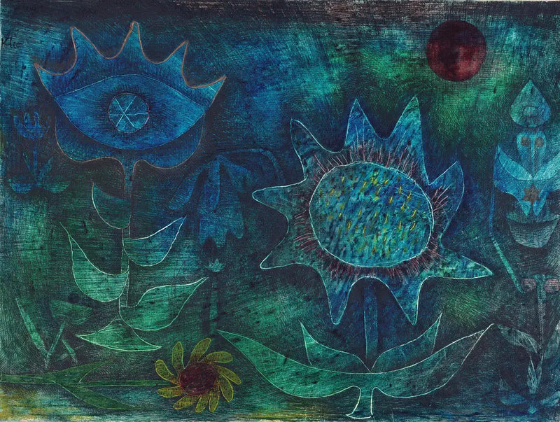 Blumen in der Nacht - Paul Klee