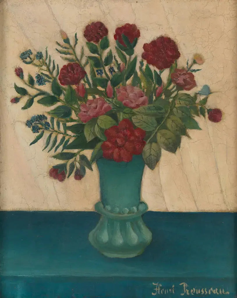Blumen in einer Vase - Henri Rousseau