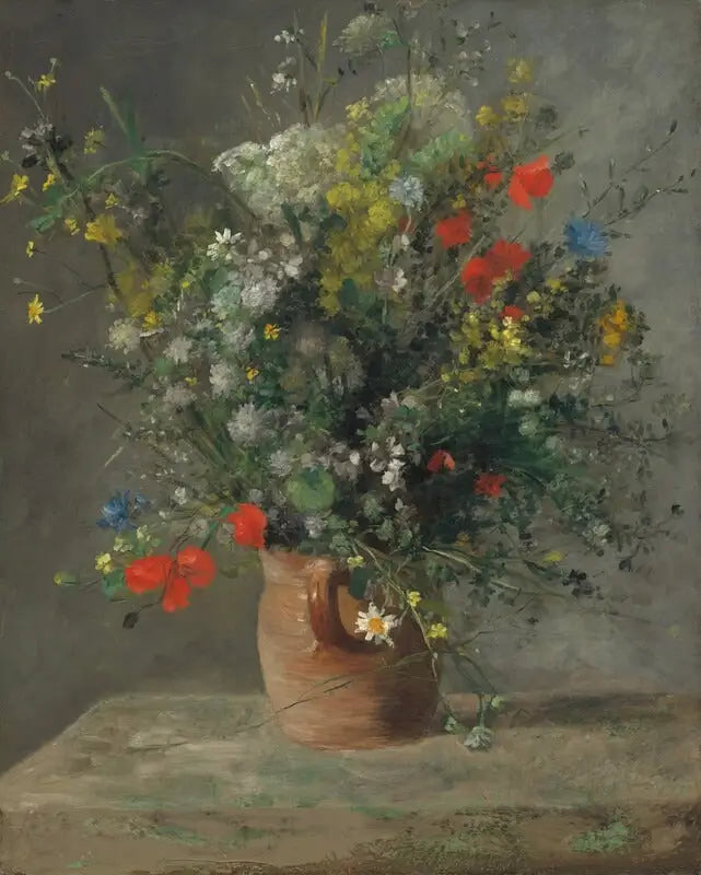 Blumen in einer Vase - Pierre-Auguste Renoir