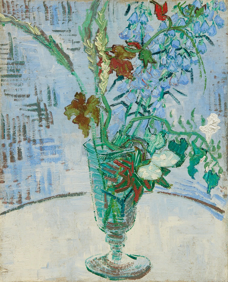 Blumen in einem Glas - Vincent van Gogh