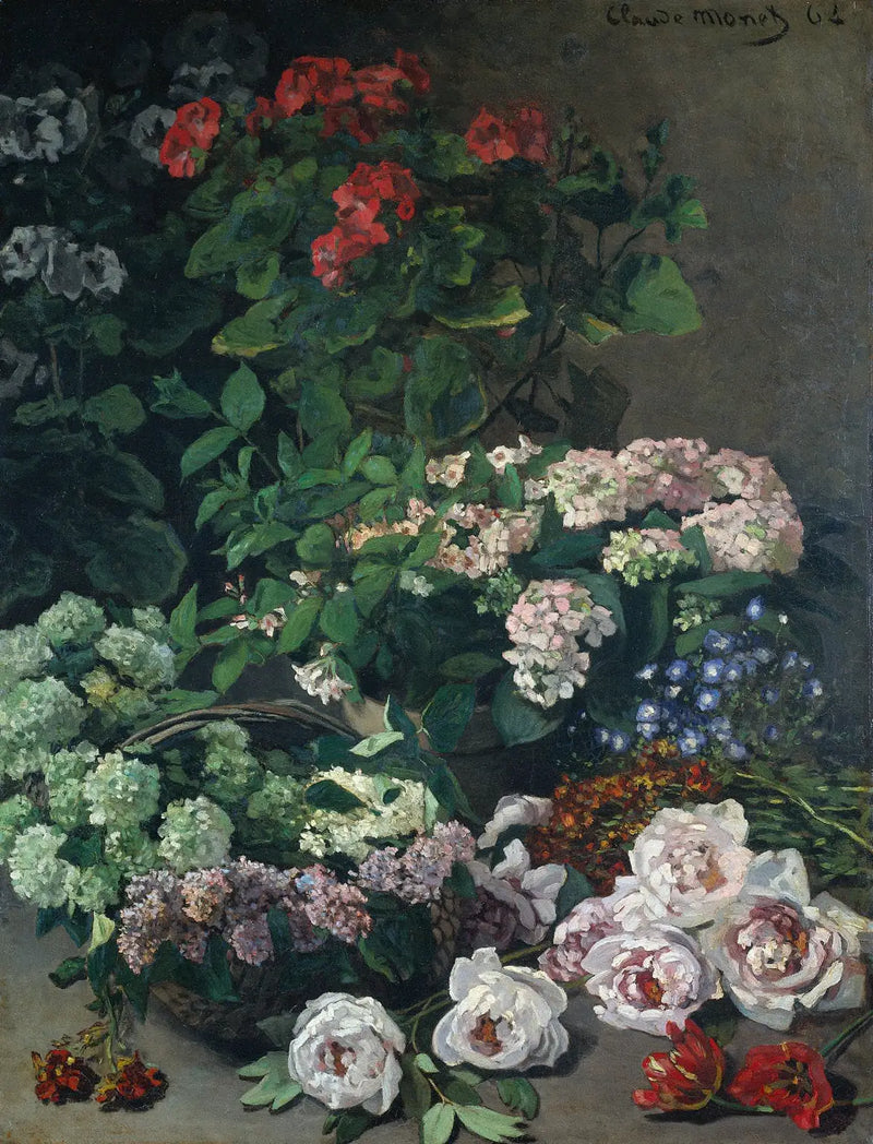Frühlingsblumen - Claude Monet