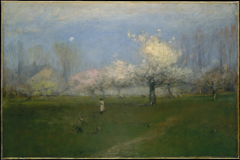 Frühlingsblumen, Montclair, New Jersey - George Inness