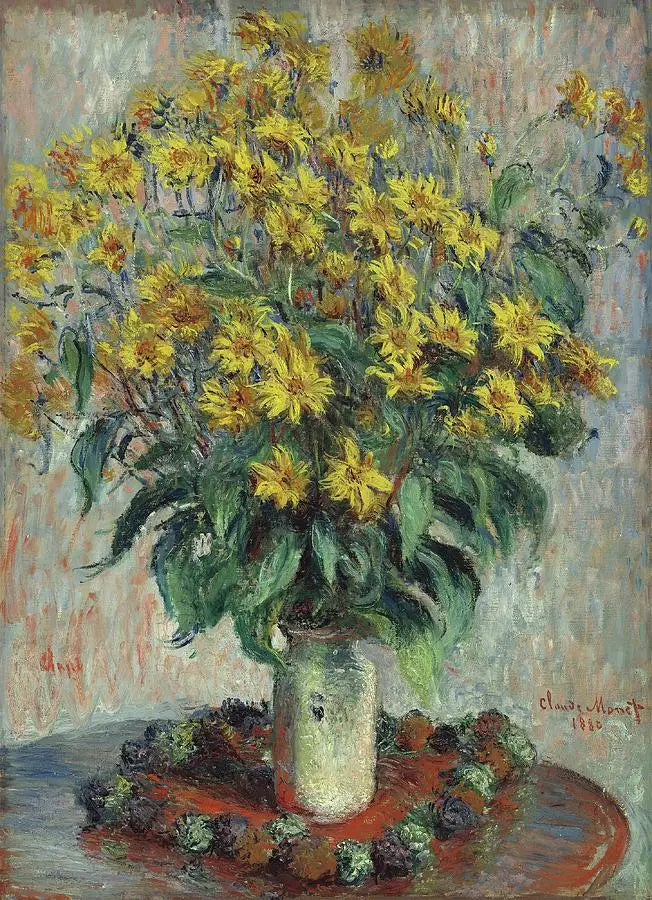 Topinamburblumen - Claude Monet