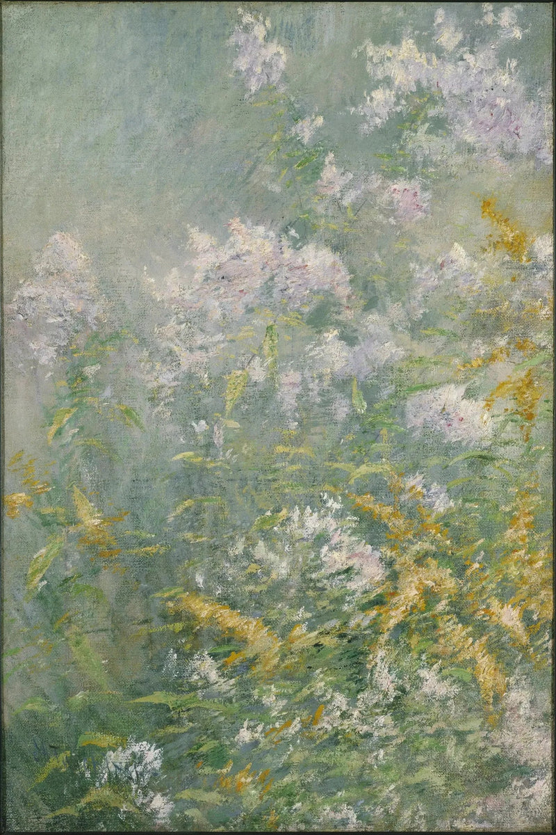 Blumen der Wiesen (Goldrute und Wilder Astern) - John Henry Twachtman