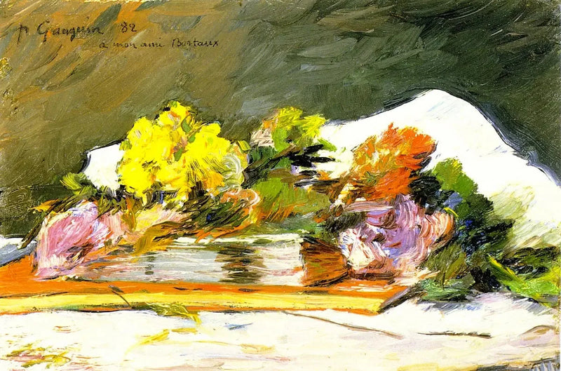 Blumen und Bücher - Paul Gauguin