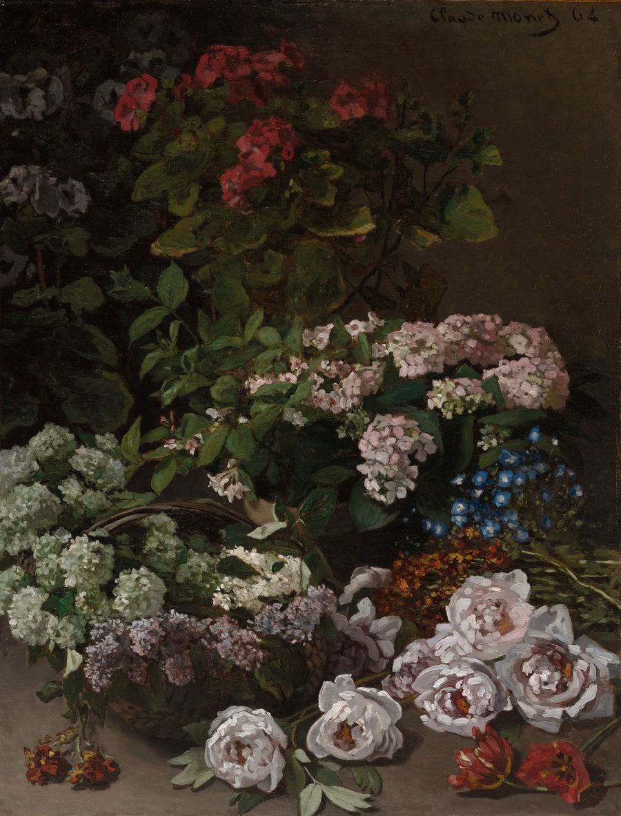 Frühlingsblumen - Claude Monet