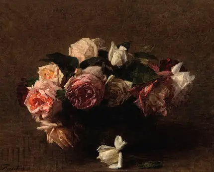 Rosenblumen (Rosario) - Henri Fantin-Latour